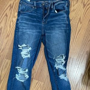 american eagle skinny jeans jegging